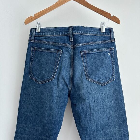 Rag & Bone Jeans Mens Size 32 x 32 Slim Fit 2 Beldon Japanese Button Fly Stretch - Picture 6 of 13